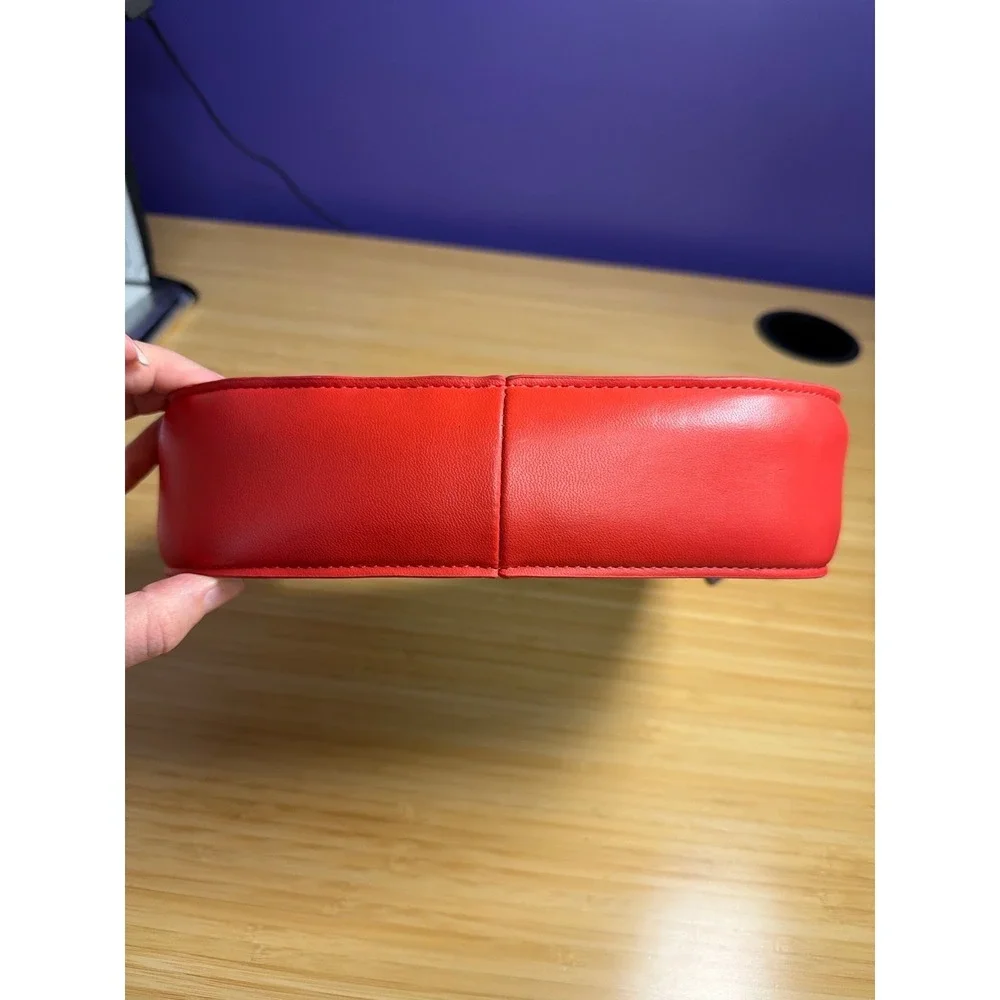 Steve Madden SM Monogram Shoulder Bag Red Trim Star Pouch‎ Y2K